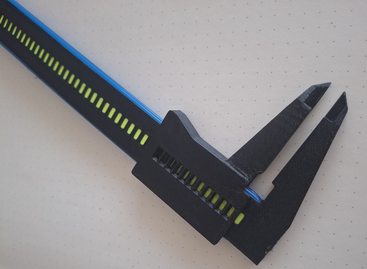 Caliper 3D printing files and instructions